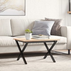 vidaXL Patas de mesa de centro estructura X hierro fundido 60x40x38 cm