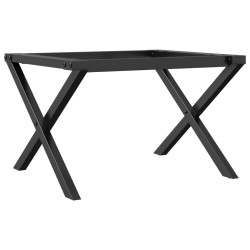 vidaXL Patas de mesa de centro estructura X hierro fundido 60x40x38 cm