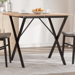 vidaXL Patas de mesa de comedor estructura X hierro fundido 60x60x73cm