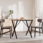vidaXL Patas de mesa de comedor estructura X hierro fundido 60x60x73cm vidaXL Patas de mesa de comedor estructura X hierro fundido 60x60x73cm