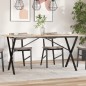 vidaXL Patas de mesa comedor estructura X hierro fundido 140x60x73 cm vidaXL Patas de mesa comedor estructura X hierro fundido 140x60x73 cm
