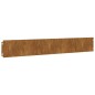 vidaXL Bordes de césped acero corten flexible 50 piezas 15x103 cm vidaXL Bordes de césped acero corten flexible 50 piezas 15x103 cm