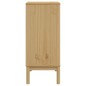 vidaXL Cómoda cajonera FLORO madera maciza de pino marrón cera vidaXL Cómoda cajonera FLORO madera maciza de pino marrón cera