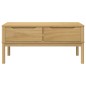 vidaXL Mesa de centro FLORO madera de pino marrón cera 99x55,5x45 cm vidaXL Mesa de centro FLORO madera de pino marrón cera 99x55,5x45 cm