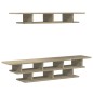 vidaXL Muebles de TV de pared madera de ingeniería roble Sonoma vidaXL Muebles de TV de pared madera de ingeniería roble Sonoma