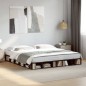 vidaXL Estructura de cama madera de ingeniería marrón roble 200x200 cm vidaXL Estructura de cama madera de ingeniería marrón roble 200x200 cm