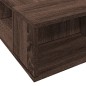 vidaXL Estructura de cama madera de ingeniería marrón roble 200x200 cm vidaXL Estructura de cama madera de ingeniería marrón roble 200x200 cm
