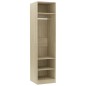 vidaXL Armario de madera contrachapada color roble 50x50x200 cm vidaXL Armario de madera contrachapada color roble 50x50x200 cm