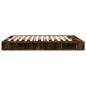 vidaXL Estructura de cama madera de ingeniería roble ahumado 200x200cm vidaXL Estructura de cama madera de ingeniería roble ahumado 200x200cm