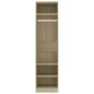 vidaXL Armario de madera contrachapada color roble 50x50x200 cm vidaXL Armario de madera contrachapada color roble 50x50x200 cm