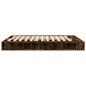 vidaXL Estructura de cama madera de ingeniería roble ahumado 180x200cm vidaXL Estructura de cama madera de ingeniería roble ahumado 180x200cm