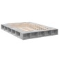 vidaXL Estructura de cama madera de ingeniería gris hormigón 160x200cm vidaXL Estructura de cama madera de ingeniería gris hormigón 160x200cm