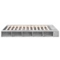 vidaXL Estructura de cama madera de ingeniería gris hormigón 160x200cm vidaXL Estructura de cama madera de ingeniería gris hormigón 160x200cm