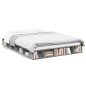 vidaXL Estructura de cama madera de ingeniería gris Sonoma 160x200 cm vidaXL Estructura de cama madera de ingeniería gris Sonoma 160x200 cm