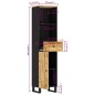 vidaXL Mueble de baño madera maciza de mango 38x33x160 cm vidaXL Mueble de baño madera maciza de mango 38x33x160 cm