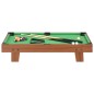 vidaXL Mini mesa de billar marrón y verde 92x52x19 cm vidaXL Mini mesa de billar marrón y verde 92x52x19 cm