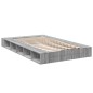 vidaXL Estructura de cama madera de ingeniería gris Sonoma 120x200 cm vidaXL Estructura de cama madera de ingeniería gris Sonoma 120x200 cm
