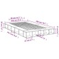 vidaXL Estructura de cama madera de ingeniería gris Sonoma 120x200 cm vidaXL Estructura de cama madera de ingeniería gris Sonoma 120x200 cm