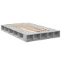 vidaXL Estructura de cama madera de ingeniería gris hormigón 120x200cm vidaXL Estructura de cama madera de ingeniería gris hormigón 120x200cm