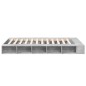 vidaXL Estructura de cama madera de ingeniería gris hormigón 120x200cm vidaXL Estructura de cama madera de ingeniería gris hormigón 120x200cm