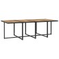 vidaXL Set comedor de jardín 13 piezas y cojines ratán sintético negro vidaXL Set comedor de jardín 13 piezas y cojines ratán sintético negro