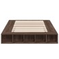 vidaXL Estructura de cama madera de ingeniería marrón roble 120x190 cm vidaXL Estructura de cama madera de ingeniería marrón roble 120x190 cm