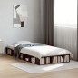 vidaXL Estructura de cama madera de ingeniería marrón roble 100x200 cm vidaXL Estructura de cama madera de ingeniería marrón roble 100x200 cm