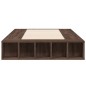 vidaXL Estructura de cama madera de ingeniería marrón roble 100x200 cm vidaXL Estructura de cama madera de ingeniería marrón roble 100x200 cm