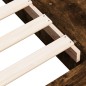 vidaXL Estructura de cama madera de ingeniería roble humo 75x190 cm vidaXL Estructura de cama madera de ingeniería roble humo 75x190 cm