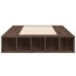 vidaXL Estructura de cama madera de ingeniería roble marrón 75x190 cm vidaXL Estructura de cama madera de ingeniería roble marrón 75x190 cm