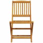 vidaXL Muebles cafetería plegables 3 pzas madera maciza acacia vidaXL Muebles cafetería plegables 3 pzas madera maciza acacia