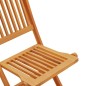 vidaXL Muebles cafetería plegables 3 pzas madera maciza acacia vidaXL Muebles cafetería plegables 3 pzas madera maciza acacia