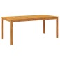 vidaXL Juego de comedor para jardín 7 piezas madera maciza acacia