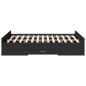 vidaXL Cama con cajones madera de ingeniería negro 120x200 cm vidaXL Cama con cajones madera de ingeniería negro 120x200 cm