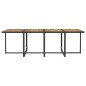 vidaXL Set comedor de jardín 13 piezas y cojines ratán sintético negro vidaXL Set comedor de jardín 13 piezas y cojines ratán sintético negro
