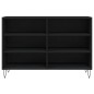 vidaXL Aparador de madera contrachapada negro 103,5x35x70 cm vidaXL Aparador de madera contrachapada negro 103,5x35x70 cm