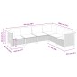 vidaXL Set de muebles de jardín 6 pzas y cojines ratán sintético gris vidaXL Set de muebles de jardín 6 pzas y cojines ratán sintético gris