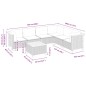 vidaXL Set de sofás de jardín 7 pzas con cojines ratán sintético gris vidaXL Set de sofás de jardín 7 pzas con cojines ratán sintético gris
