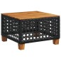 vidaXL Set de sofás de jardín 7 pzas con cojines ratán sintético negro vidaXL Set de sofás de jardín 7 pzas con cojines ratán sintético negro