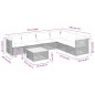 vidaXL Set de sofás de jardín 7 pzas con cojines ratán sintético negro vidaXL Set de sofás de jardín 7 pzas con cojines ratán sintético negro