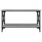vidaXL Mesa de centro madera y hierro gris Sonoma 80x45x45 cm vidaXL Mesa de centro madera y hierro gris Sonoma 80x45x45 cm