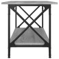 vidaXL Mesa de centro madera y hierro gris Sonoma 80x45x45 cm vidaXL Mesa de centro madera y hierro gris Sonoma 80x45x45 cm