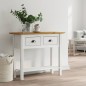 vidaXL Mesa consola BODO madera maciza de pino marrón 90x34,5x73 cm vidaXL Mesa consola BODO madera maciza de pino marrón 90x34,5x73 cm