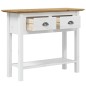 vidaXL Mesa consola BODO madera maciza de pino marrón 90x34,5x73 cm vidaXL Mesa consola BODO madera maciza de pino marrón 90x34,5x73 cm