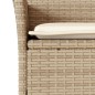 vidaXL Set de comedor jardín 5 pzas con cojines ratán PE acacia beige vidaXL Set de comedor jardín 5 pzas con cojines ratán PE acacia beige