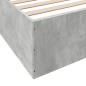vidaXL Estructura de cama madera de ingeniería gris hormigón 180x200cm vidaXL Estructura de cama madera de ingeniería gris hormigón 180x200cm