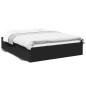 vidaXL Estructura de cama madera de ingeniería negra 150x200 cm vidaXL Estructura de cama madera de ingeniería negra 150x200 cm