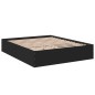 vidaXL Estructura de cama madera de ingeniería negra 150x200 cm vidaXL Estructura de cama madera de ingeniería negra 150x200 cm