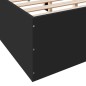 vidaXL Estructura de cama madera de ingeniería negra 150x200 cm vidaXL Estructura de cama madera de ingeniería negra 150x200 cm
