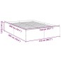 vidaXL Estructura de cama madera de ingeniería negra 150x200 cm vidaXL Estructura de cama madera de ingeniería negra 150x200 cm